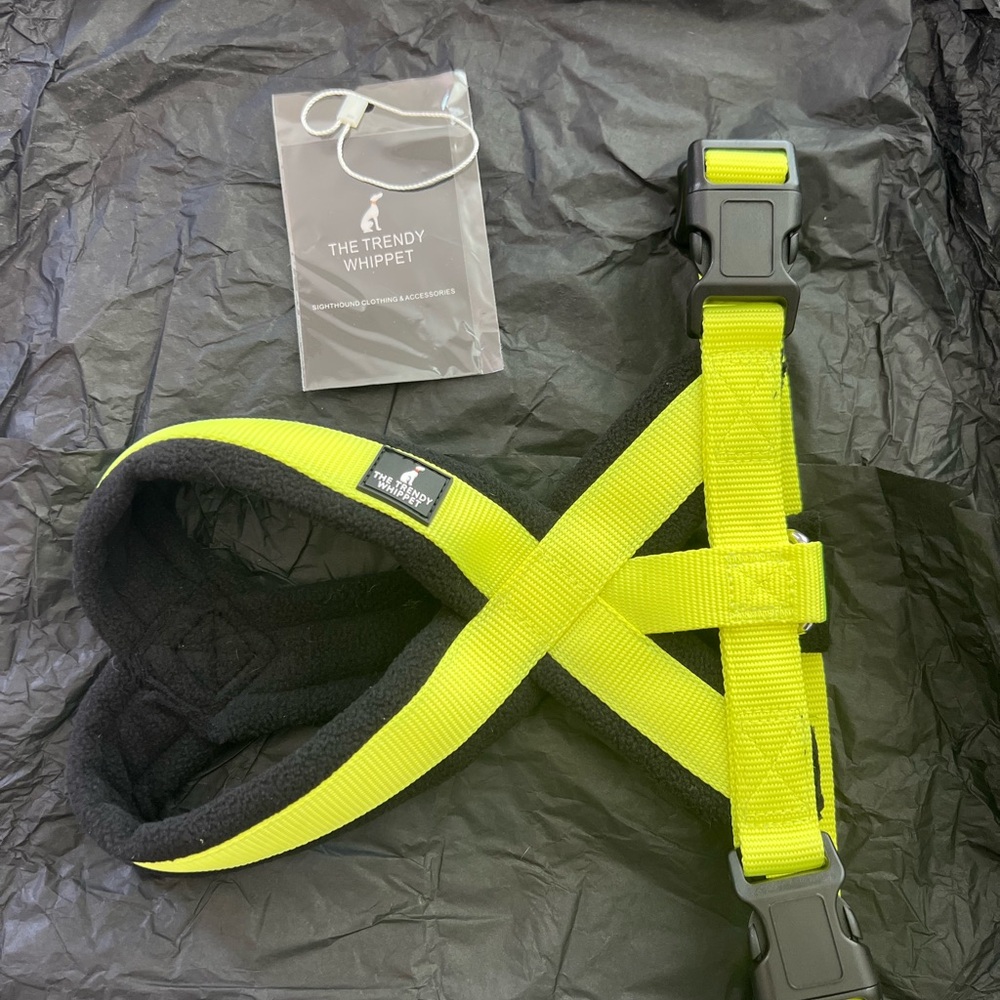 Neon Yellow Dog Harness